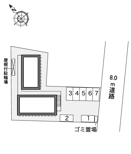 ★手数料０円★柏市柏の葉５丁目　月極駐車場（LP）